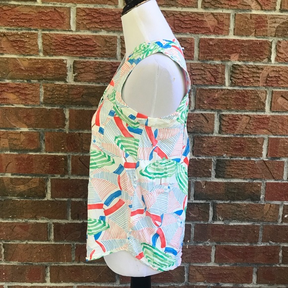 Anthropologie Maeve sunseeker umbrella print top - Picture 5 of 5